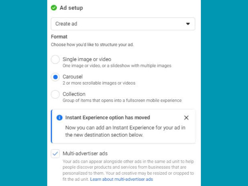 How to create a traffic campaign using Collaborative Ads