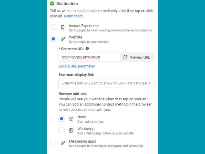 How to set up CPAS on Facebook?