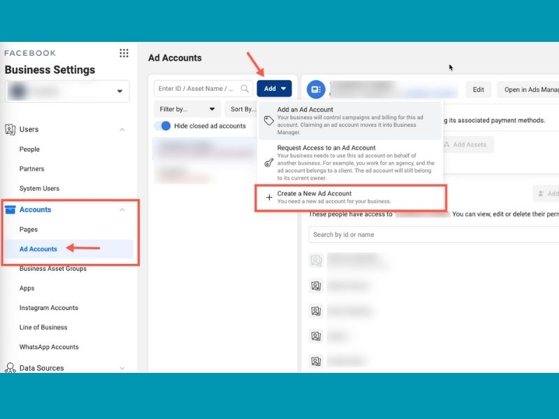 You’ll need to set up a Facebook Business Account to access to Facebook Ads Manager