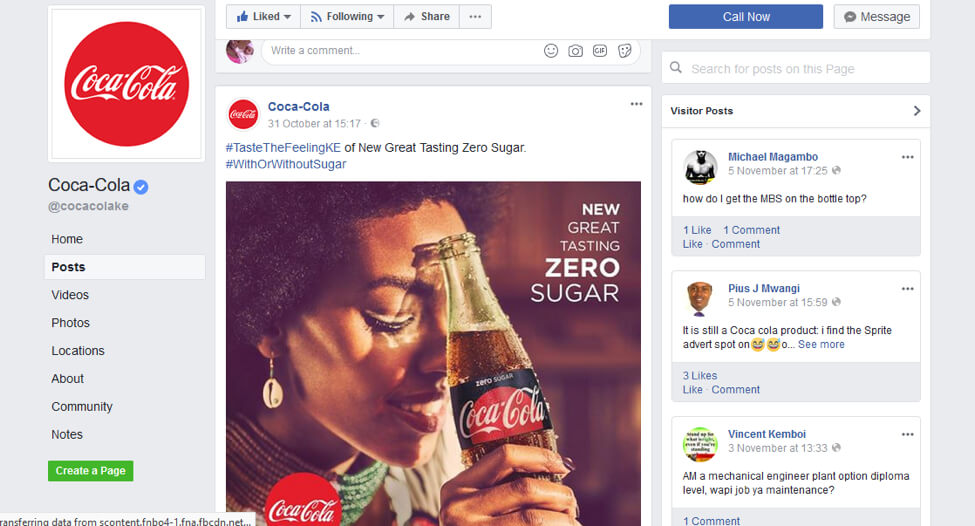 Coca Cola is a classic example of increasing brand awareness through the use of Image Ads