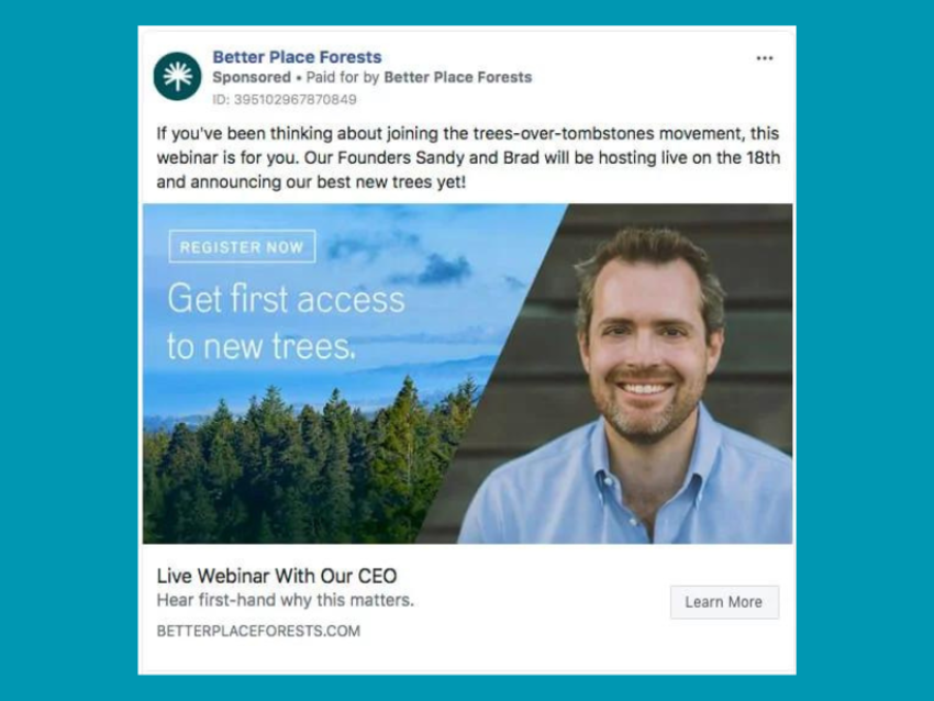 Facebook Ads are an excellent tool for promoting webinars to gain the best conversion