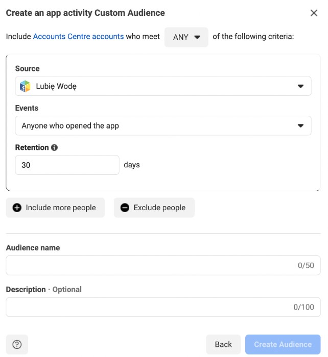 Custom Audience lets you target people who’ve interacted with your business
