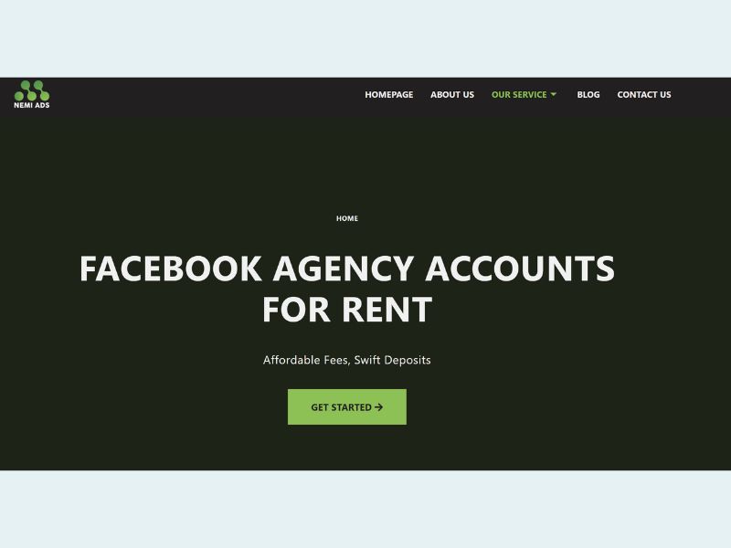 Renting Facebook ads accounts for painters with NEMI Ads to receive support from experts