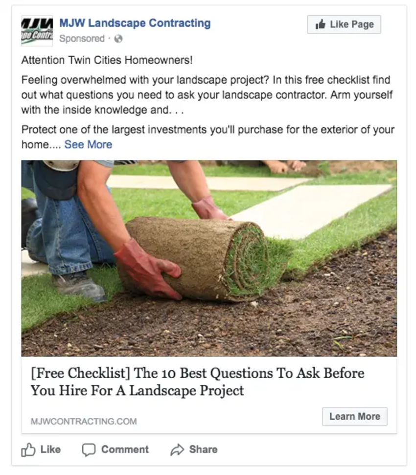 MJW Landscape Contracting - Share Useful Experience