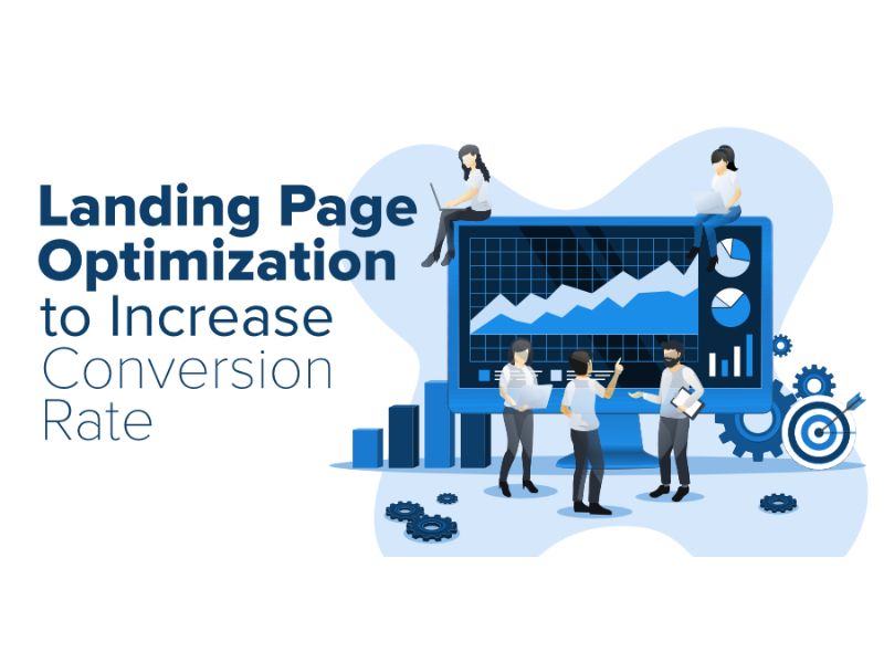 Designers should optimize their landing page to showcase web design projects and process