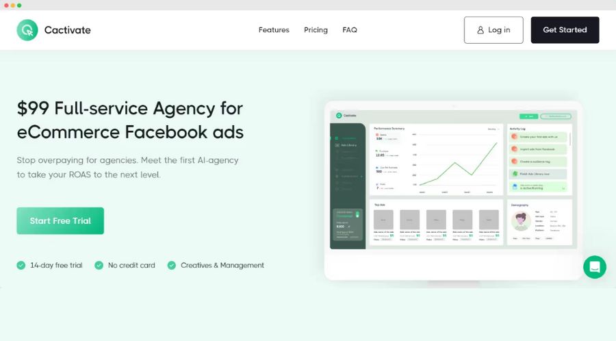 Cactivate AI ad automation