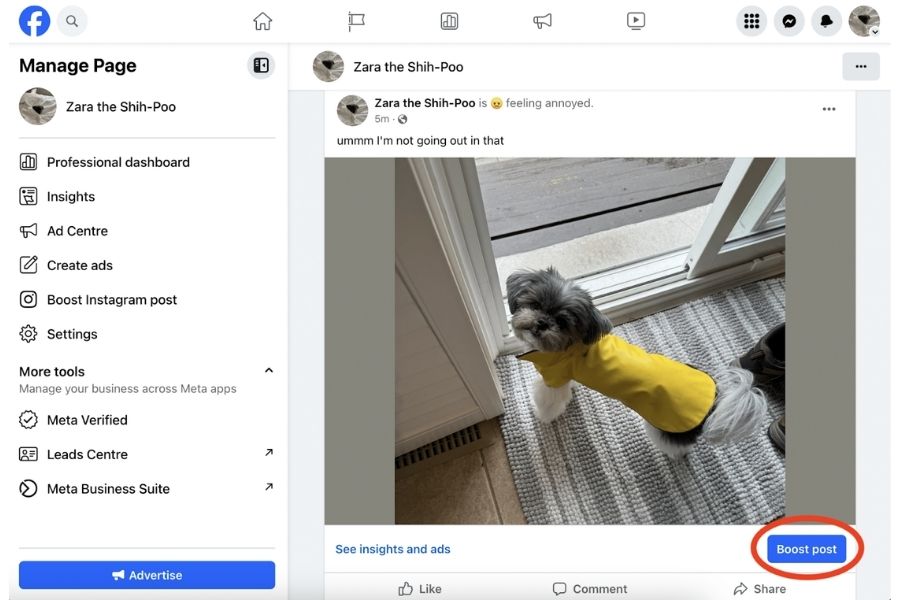 cost of boosting a post on facebook