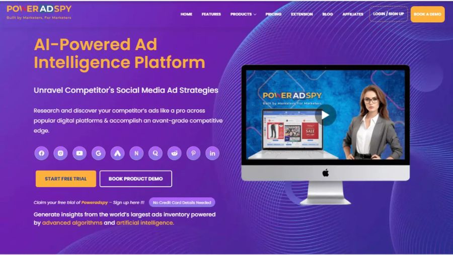 PowerAdSpy ad intelligence tool
