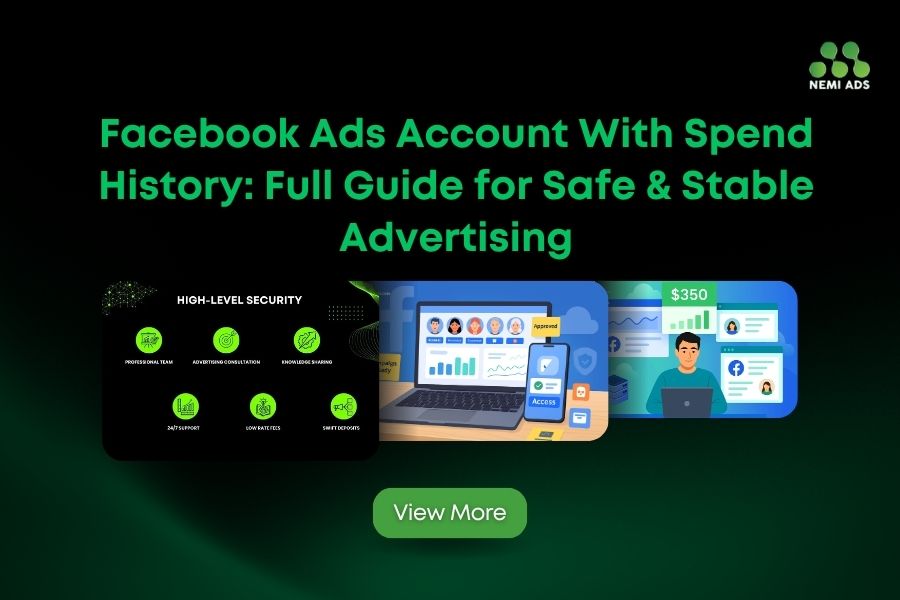 Facebook Ads Account With Spend History