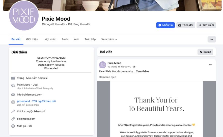 Pixie Mood minimalist product display