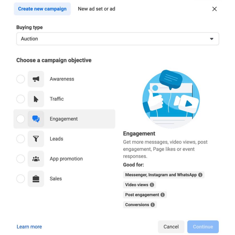 facebook ads in messenger