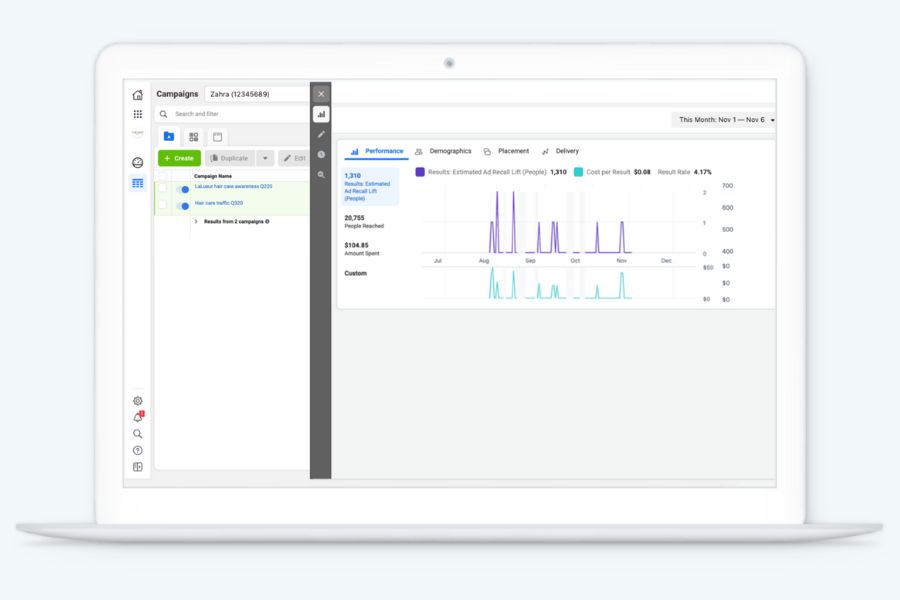 Facebook Ads Manager Campaigns