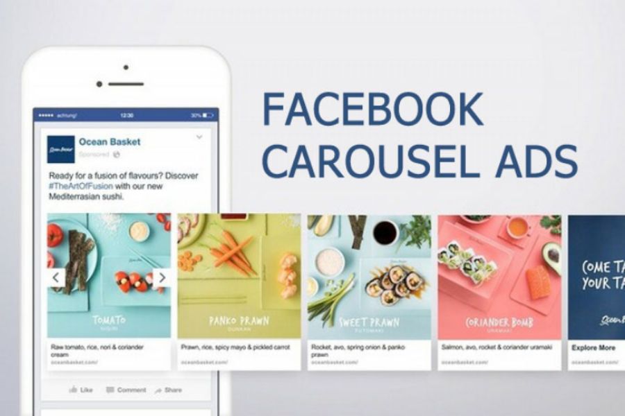 Carousel ads multiple cards