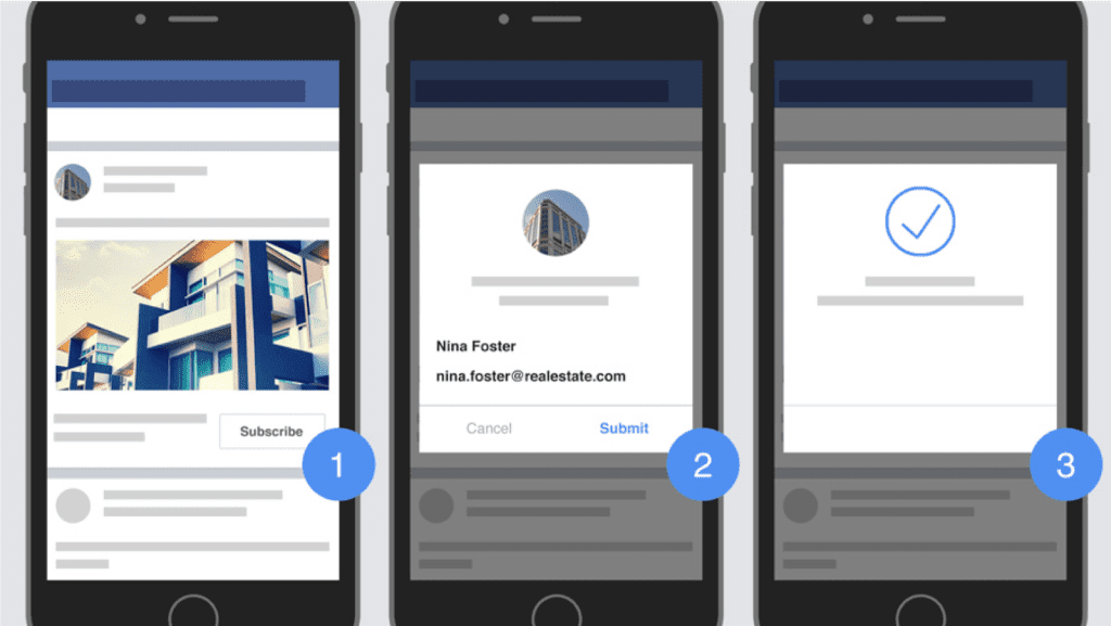 Lead ads instant form