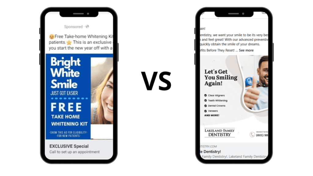 facebook ads for dental clinic