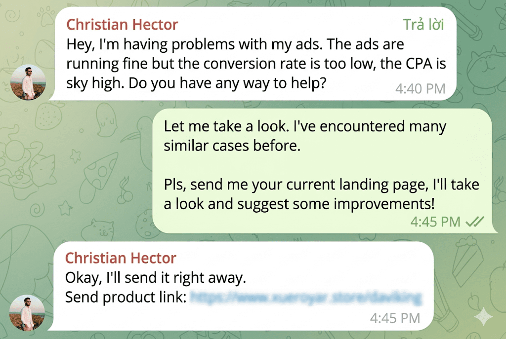 Facebook ads low conversion